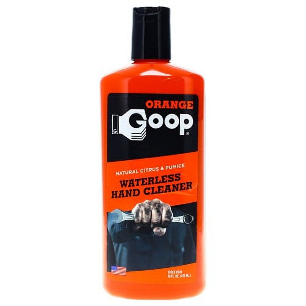 GOOP 16oz Orange Goop With Pumice Hand Cleaner 16oz Orange Goop With