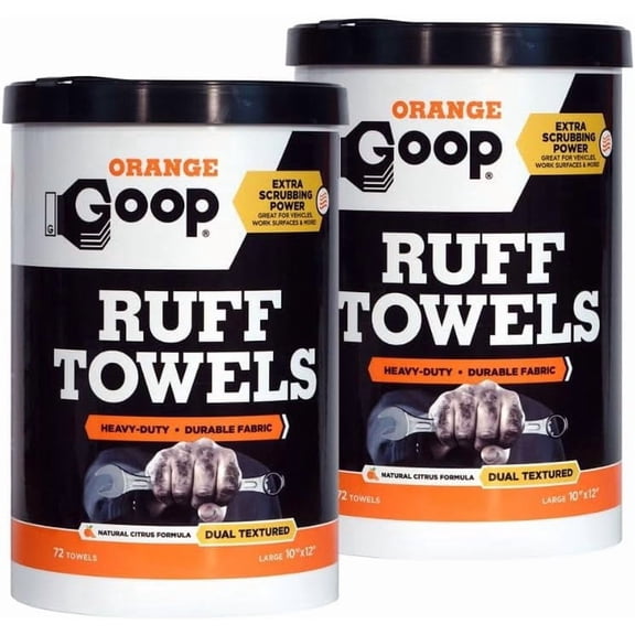 GOOP Orange Liquid Multi-Purpose Waterless Hand Cleaner - 16 oz Flip-Top Bottle