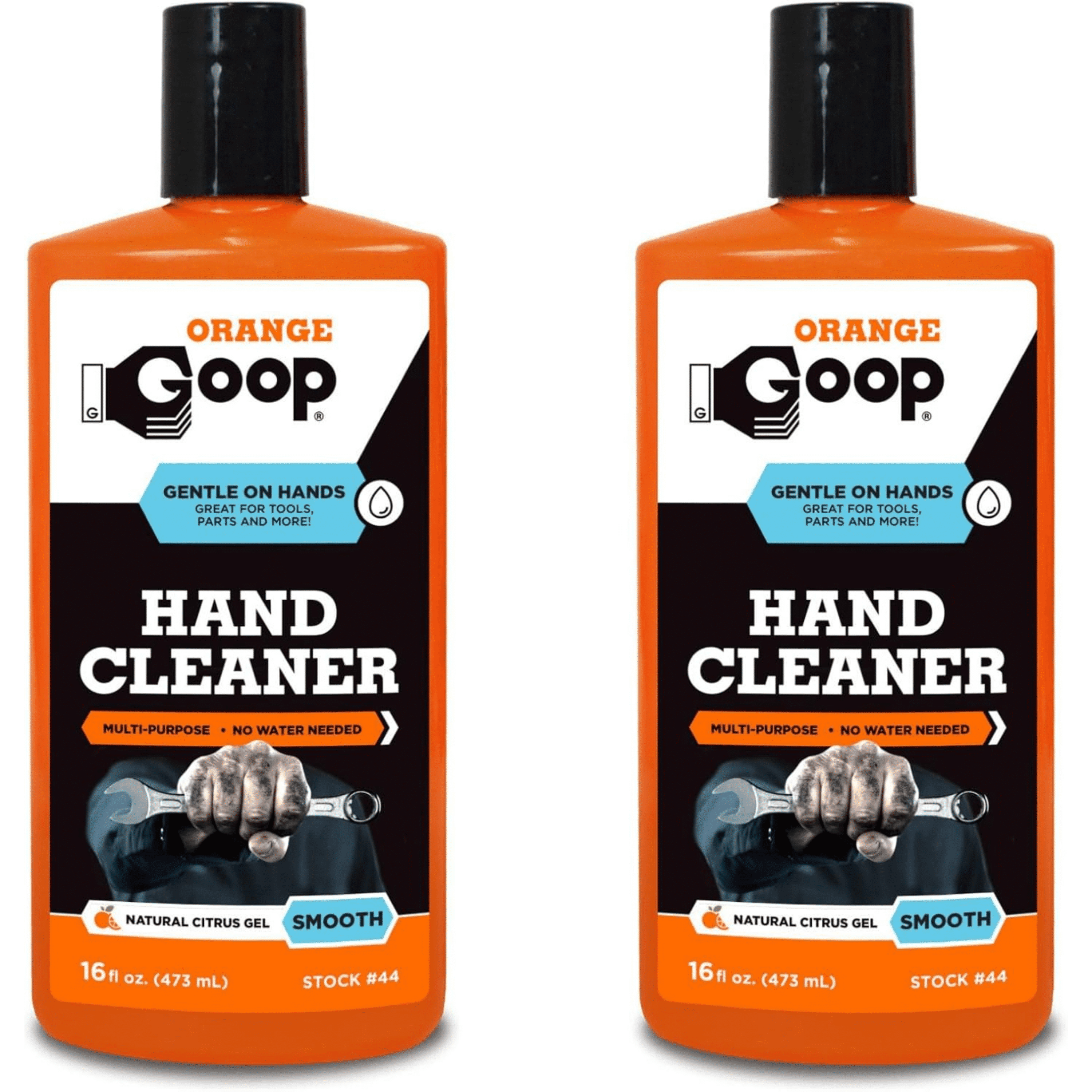 GOOP Orange Liquid Multi-Purpose Waterless Hand Cleaner - 16 oz Flip ...