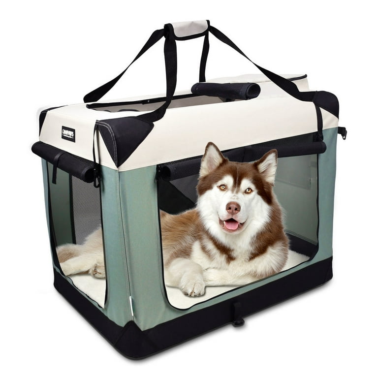 GOOPAWS Soft Pet Crates Kennel 24'', 27