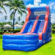 GOOSH 16 ft x 26 ft Inflatable Water Slide with blower, Blow Up Water Slide Included Carrying Case, Commercial Grade Giant Water Slide with Splash Pool for Backyard Outdoor Fun, 16'H x 10' W x 26'D