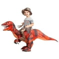 thumbnail image 1 of GOOSH 36 Inch Kids Inflatable Dinosaur Costume Blow Up Dinosaur Costume, Funny Inflatable Halloween Costume Boys Girls Kid Unisex Inflatable Dino Costume for Halloween Party Cosplay, 1 of 7
