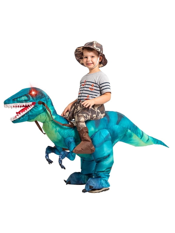 55 inch Halloween Costume Inflatable Dinosaur Costume, Toddler Dinosaur Costume Blow Up Dinosaur Costume Kids Size, Funny Halloween Costumes for Boys Girls Halloween Cosplay