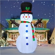 GOOSH Christmas Inflatable 6 FT Inflatable Christmas Snowman, Christmas Snowman Outdoor Decorations Blow Up Snowman with Lights, Christmas Decor Outdoor Inflatable Clearance for Xmas/Holiday/Party