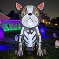 thumbnail image 1 of GOOSH Halloween Inflatables 5 FT Halloween Dog Inflatable with LED Lights, Halloween Blow up Dog Inflatable Skeleton Bulldog, Outdoor Halloween Decorations Skeleton Dog Blow up for Halloween Holiday, 1 of 7