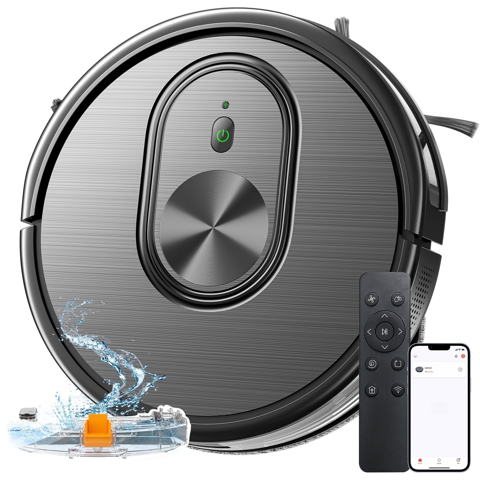 GOOVI By ONSON Robot Vacuum Cleaner, 3500Pa Powerful Suction with App/Wi-Fi/Alexa for Hard Floor