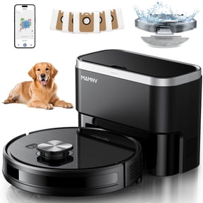 Robot Vacuum and Mop 11500pa Suction Robotic Cleaner with Laser Home Mapping and 85 Days Self Empty Station Pet Friendly Anti-Tangle