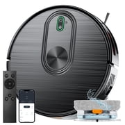 GOOVI Robot Vacuum and Mop Combo 6500Pa Suction Robotic Cleaner with Gyro Inertial Navigation, Self-Charging, Ideal for Hard Floor, Carpet, Pet Hair