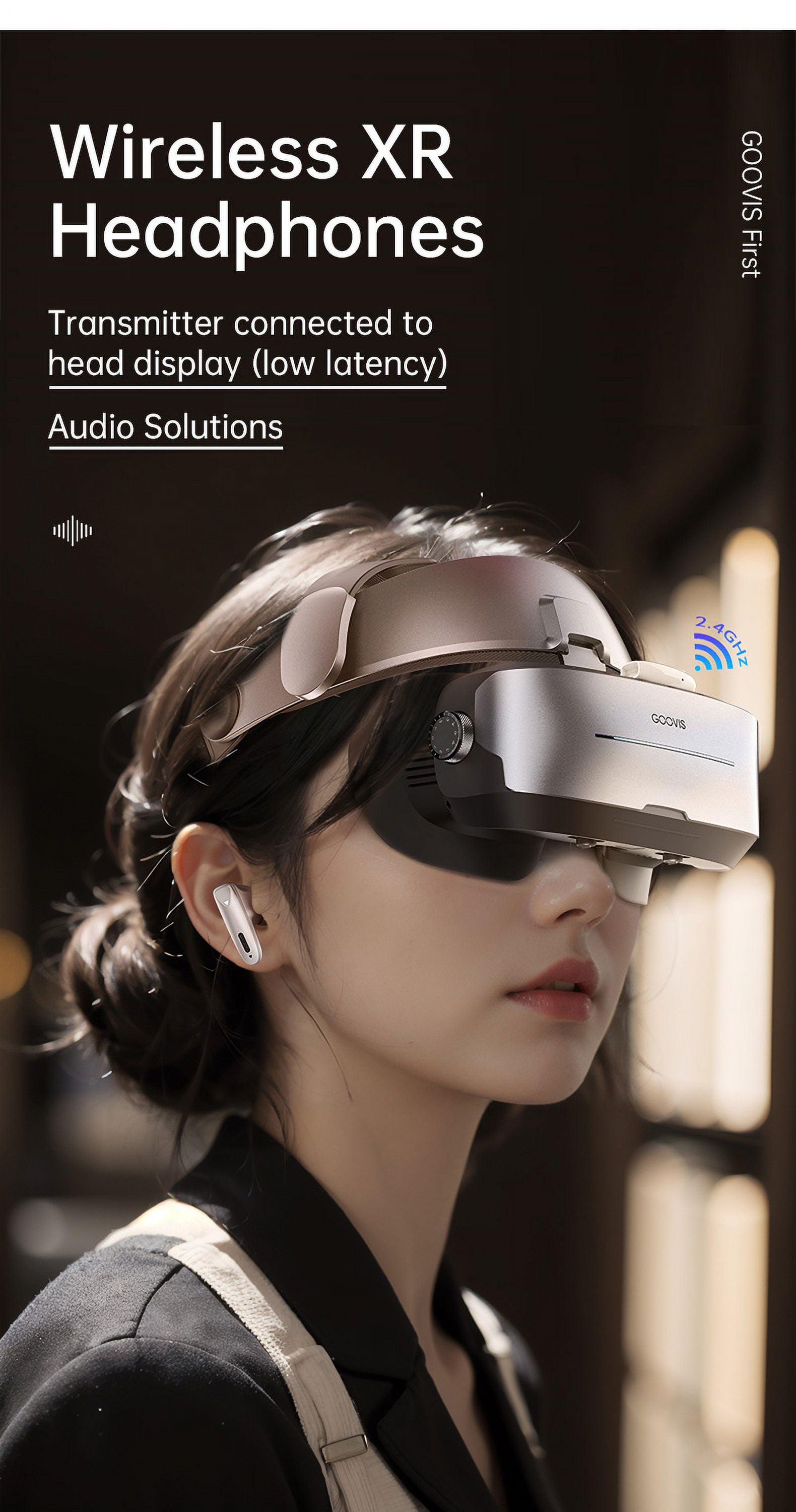 GOOVIS GE10 wireless VR headset XR dedicated Bluetooth headset