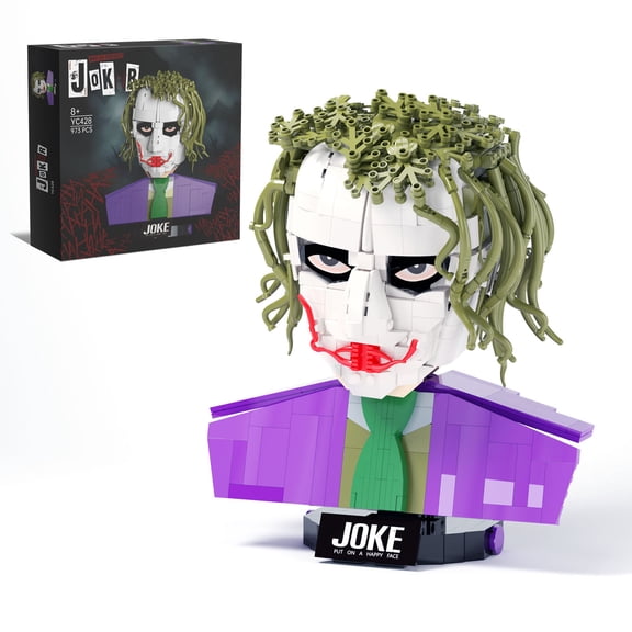GOQI Clown Prince of Crime Building Set, Compatible with Lego for Adults, Display Collectible Decoration Set for Joke Avid Fans