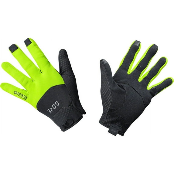 GORE C5 GORE-TEX INFINIUM??? Gloves - Black/Neon Yellow, Full Finger, Large