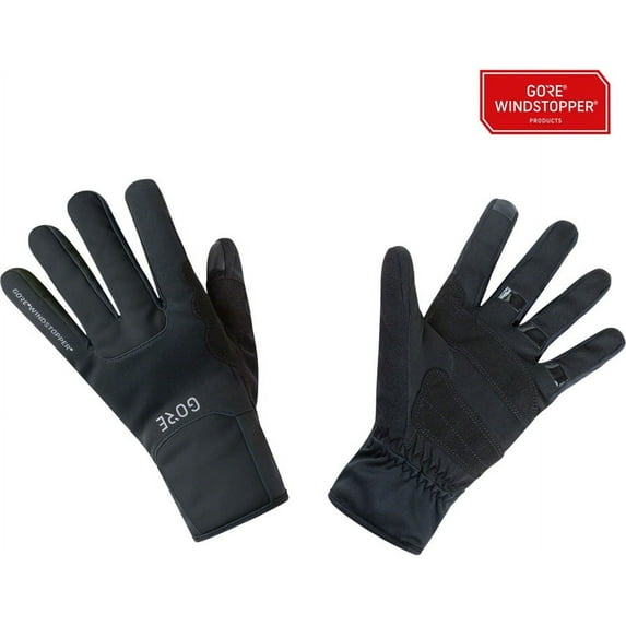GORE M WINDSTOPPER?� Thermo Gloves - Black, Full Finger, X-Small