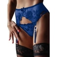 thumbnail image 1 of GORHGORH Women's Sexy Lingerie Underwear Crotchless Lace Garter Belts Buckle Briefs Thong Panties, 1 of 2