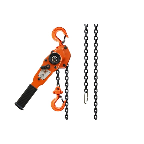 GORILA Manual Lever Hoist 360 | Manual Ratchet Chain Puller Hoist | 3300lbs - 5ft (1,5 Ton - 1,5 Meters) | Safety Factor 4:1 | Since 1989