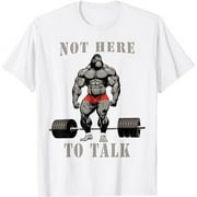 GORILLA DUMBBELL T SHIRT Workout Gym Gorilla Bodybuilder Ape T-Shirt
