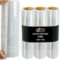 thumbnail image 1 of GORILLA GRIP 500% Stretch Film Heavy Duty Plastic, 3 Pack 1200ft Shrink Wrap Rolls 17" Clear, 1 of 10