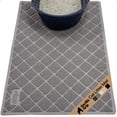 thumbnail image 1 of GORILLA GRIP Cat Litter Box Mat, Water Resistant Kitty Litter Trapping Mat, Textured Backing, Easy to Clean, Less Waste and Clean Floors, Kitten Supplies for Indoor Cats, Soft on Paws, 24x17 Gray, 1 of 10