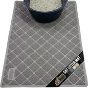 Gorilla Grip Original Premium Durable Cat Litter Mat, XL Jumbo, No Phthalate, Water Resistant, Traps Litter from Box and Cats, Scatter Control, Mats Soft on Kitty Paws, Easy Clean Mats Ext