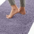 thumbnail image 1 of GORILLA GRIP Chenille Bath Rug, 30x20, Rubber Backing Quick Dry Washable Microfiber Mats, Light Purple, 1 of 10