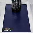 thumbnail image 1 of GORILLA GRIP Coffee Mat, Waterproof Heat-Resistant Silicone Espresso Accessories, 11.5x18.5, Navy Blue, 1 of 9