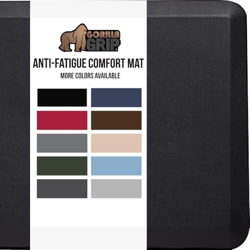 FEATOL Anti Fatigue Mat Floor Mat, Extra Thick Standing Office Desk Mat