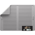 thumbnail image 1 of GORILLA GRIP Dish Drying Mat for Kitchen Counter, Waterproof Silicone Dishwashing Mat, 13x11, Gray, 1 of 10