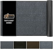 GORILLA GRIP Door Mat, Waterproof, Traffic Guard Commercial Office Doormat, 35x23, Gray