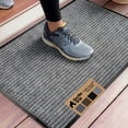thumbnail image 1 of GORILLA GRIP Door Mat, Waterproof, Traffic Guard Commercial Office Doormat, 35x23, Gray, 1 of 10