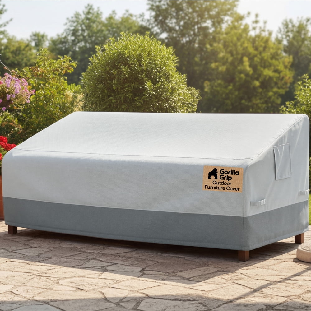 GORILLA GRIP Patio Furniture Cover, 80 Inch Sofa Size, Waterproof