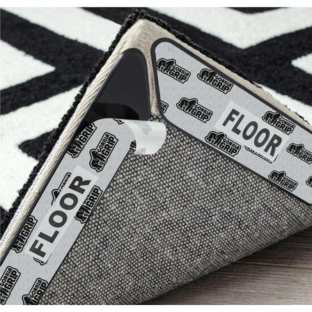 GORILLA GRIP Rug Gripper Pads Keep Rugs Corners from Curling, Removable Sticky Pads Hold Carpet in Place, 8 Pack