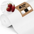 thumbnail image 1 of GORILLA GRIP Shelf Liner, DuraGuard Ribbed Waterproof Drawer, Cabinet Protection, 12x10, White, 1 of 10