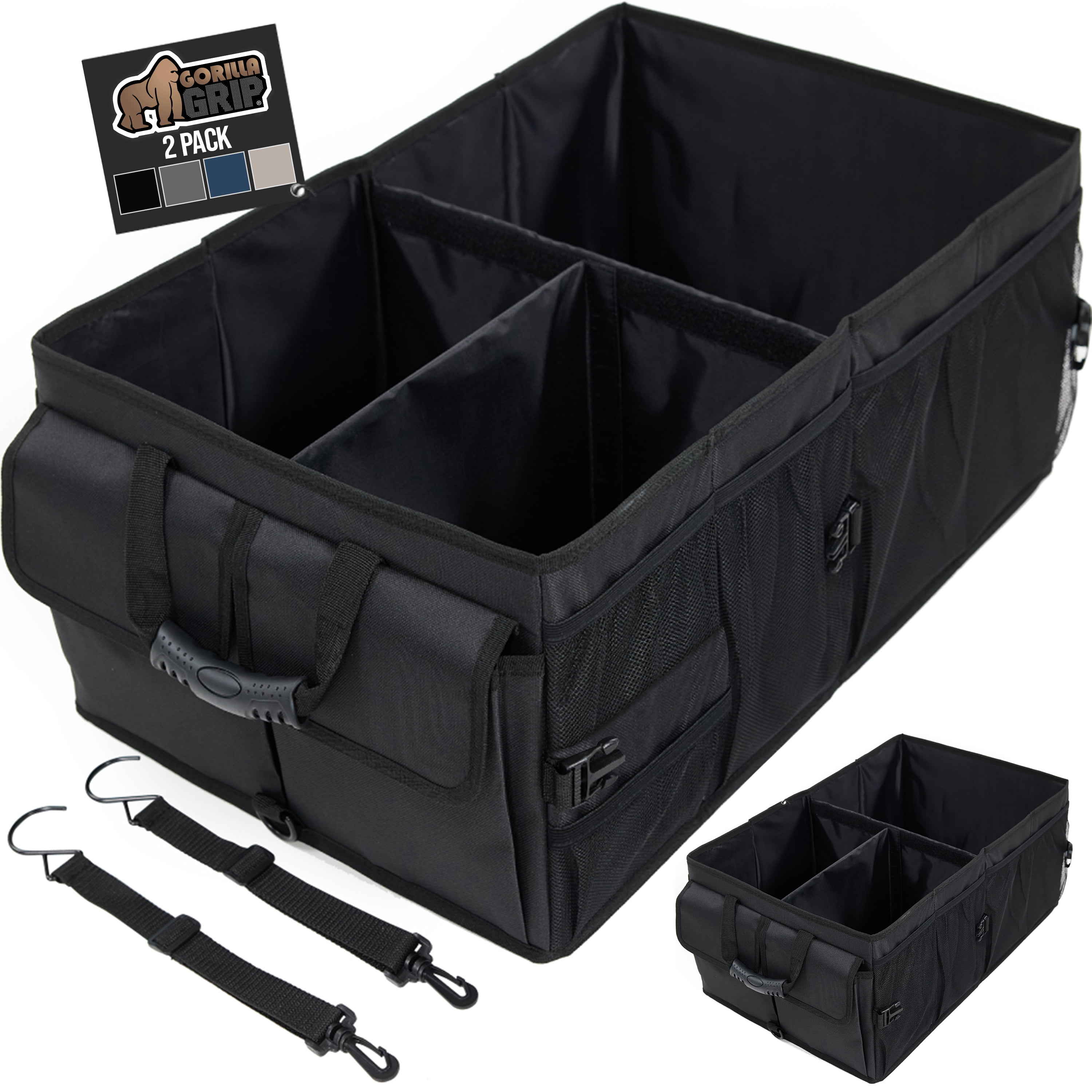 GORILLA GRIP Trunk Storage Organizer, Collapsible Container for Car ...