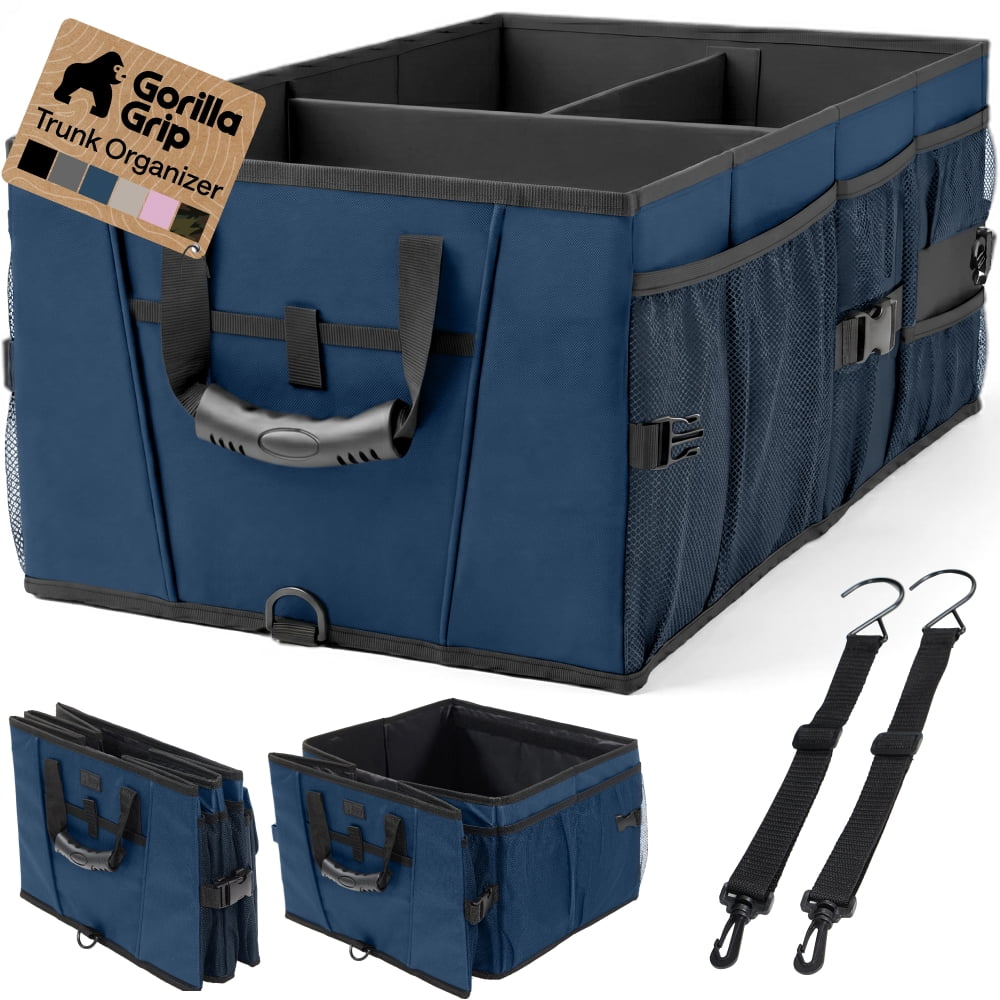 GORILLA GRIP Trunk Storage Organizer, Collapsible Container for