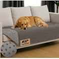 thumbnail image 1 of GORILLA GRIP Waterproof Couch Cover for Dogs, Washable Dog Sofa Cover Pet Blanket for Dogs and Cats, 30x70 Charcoal, 1 of 10