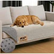 GORILLA GRIP Waterproof Couch Cover for Dogs, Washable Dog Sofa Cover Pet Blanket for Dogs and Cats, 30x70 Light Taupe