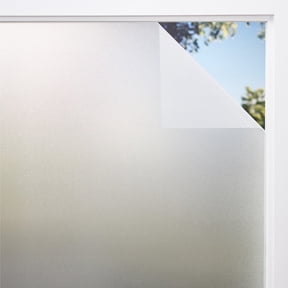 GORILLA GUARD Window Privacy Film Removable Bathroom Window Glass Tint Cover 11.8 x 78.7 In Frosted