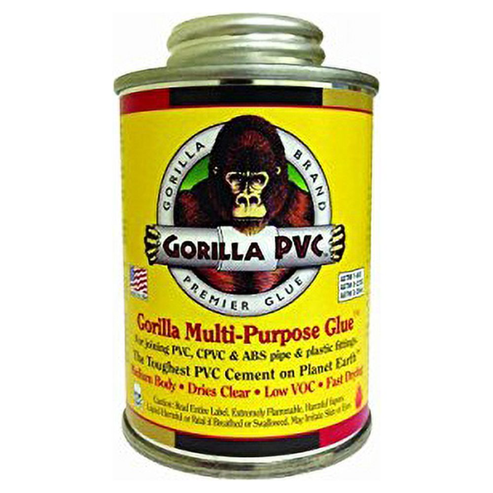 GORILLA PVC CEMENT LLC 04441 4OZ MP PVC Solv Glue