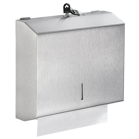 GORLARY Paper Towel Dispenser Wall Mount Single Compartment Paper Holder
