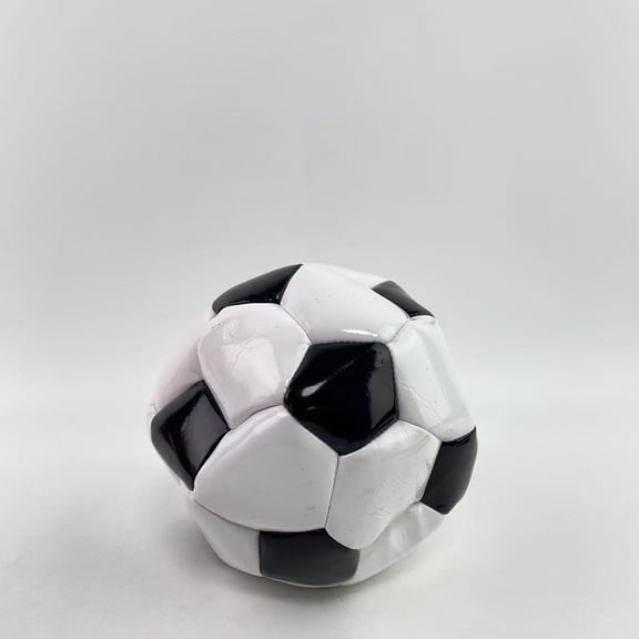 GORSP Soccer balls,Soccer Ball Size 5 with Pump Needle Classic White Black Thicker PU Tight Weaved Suitable for Youth Boy League Game Trainning Practice or Gift