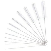GORWARE Small Cleaning Bottle Brush Set Small Pipe Cleaner Brushes Nylon Bottle Pipe Cleaner for Bottle Glasses Straw Cleaning, Kettle Spout Brush Teapot Nozzle Brush