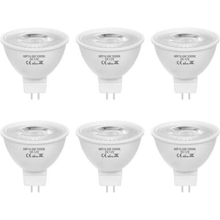Simba Lighting LED MR16 5W 35W-50W Halogen Replacement Bulbs 12V GU5.3  BiPin 2700K Soft White 6-Pack 