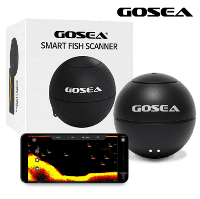 Fish Scanning GOSEA Portable Wireless Fish Finder Sonar Smart Fish Scanner for Kayak ...