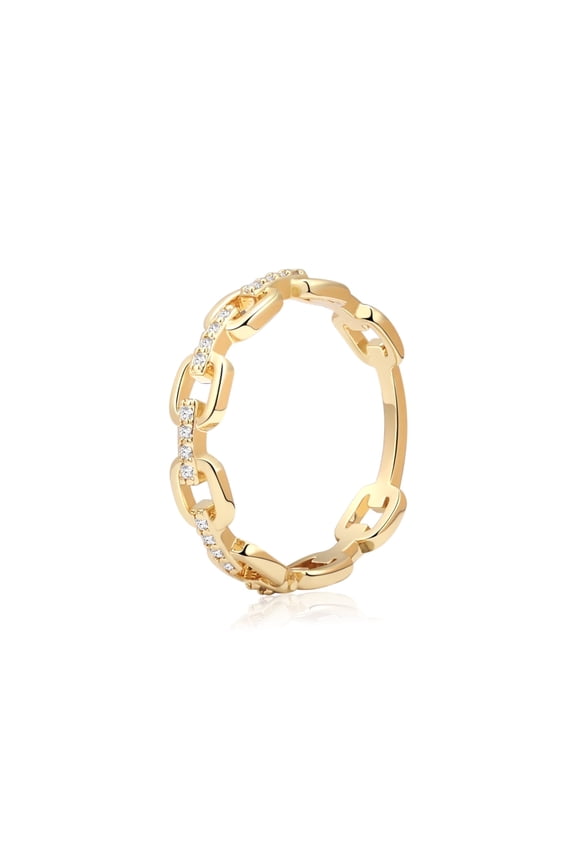Gold Plated Rings for Woman Handmade Sparkling Rings Dainty Lightweight Comfort Stacking Cubic Zirconia Thumb Rings Set Jewelry Gifts Size 6-10