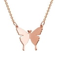thumbnail image 1 of GOSFRY Gold Plated Necklace for Women Minimalist Exquisite Niche Butterfly Pendant Necklace Suitable for Graduation Ceremony Festival Gifts Travel Souvenirs Jewelry, 1 of 7