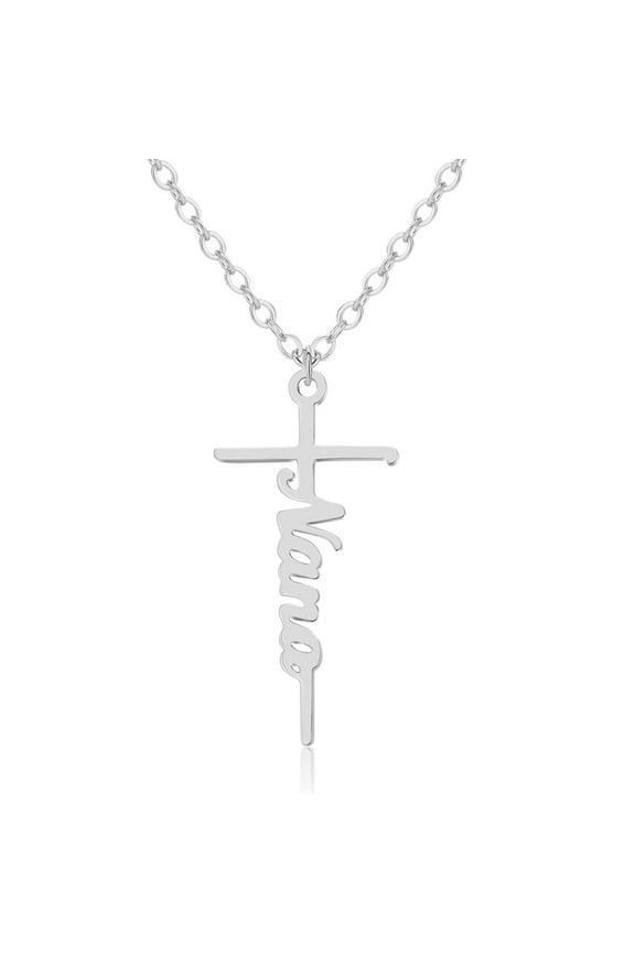 Cross Necklace for Women 14K Real Gold Silver Plated Dainty Simple Faith Jewelry Religious Minimalist Gift