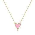 thumbnail image 1 of GOSFRY Dainty Heart Necklace for Women Cute Heart Pendant Necklace Minimalist Choker CZ Necklace Jewelry Gifts, 1 of 8