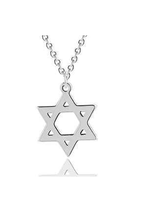 Silver Plated Necklace for Women Men Minimalist Five Pointed Star Pendant Necklace Ideal for Weddings Parties Festivals Birthday Jewelry Gifts