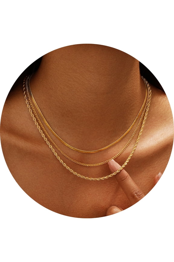 Layered Necklace for Women Men Unique Fashionable Dainty Necklace Parties Travels Photoshoots Birthdays Jewelry Gifts