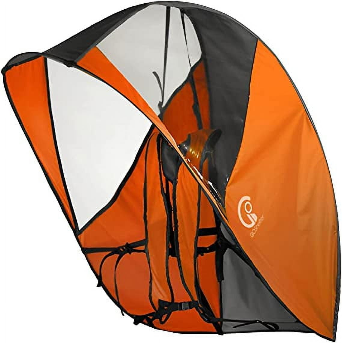 Hands Free Umbrella by Go Shelter - Self Shelter Canopy Cover for Photographers, Outdoor Activities, Sporting Events, Rain or Sun Shade - U 並行輸入品 : GOSHELTER Backpack Umbrella Hands Free Canopy for