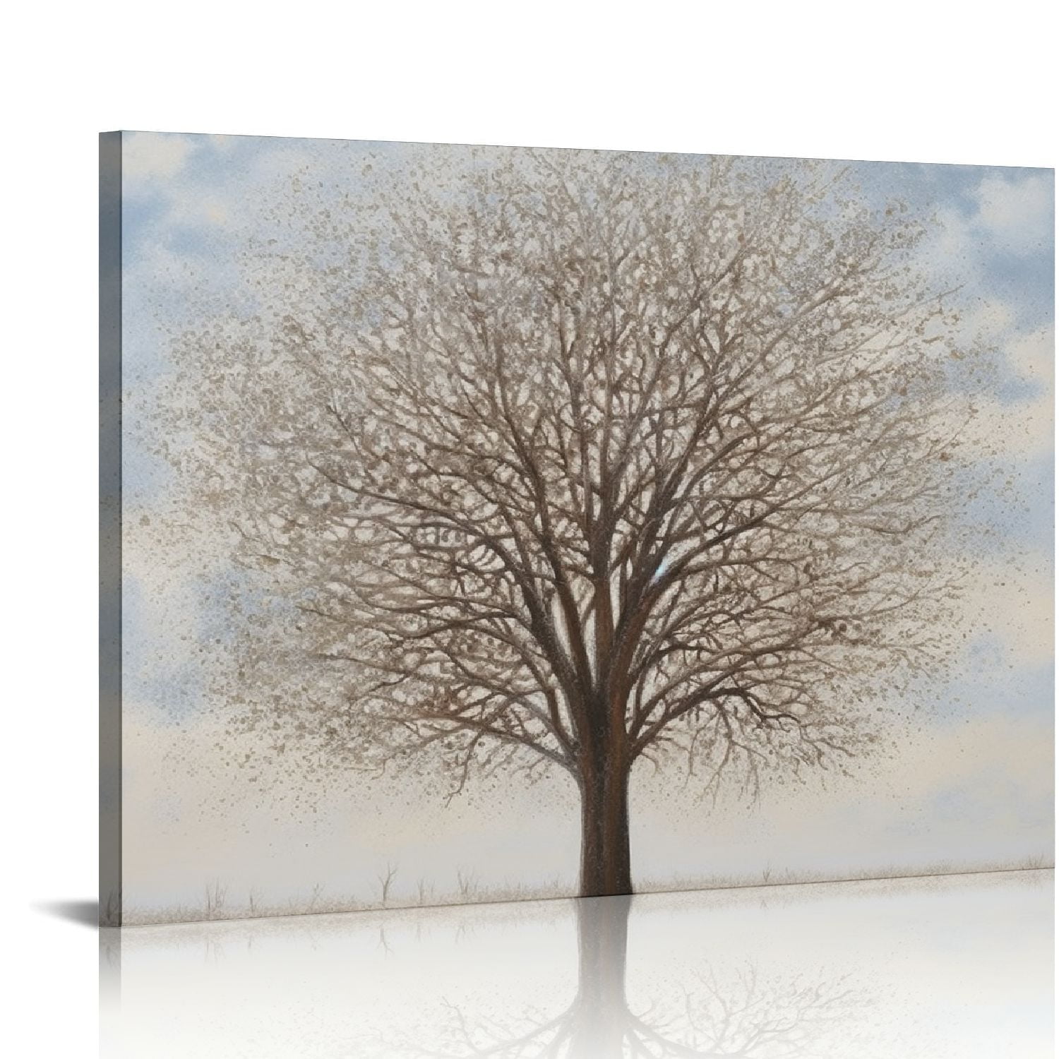 GOSMITH Abstract Tree of Life Painting - Tree Canvas Wall Art for Home ...